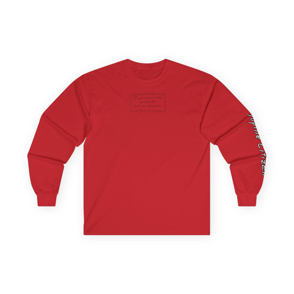 Warm Whale Long Sleeve Tee
