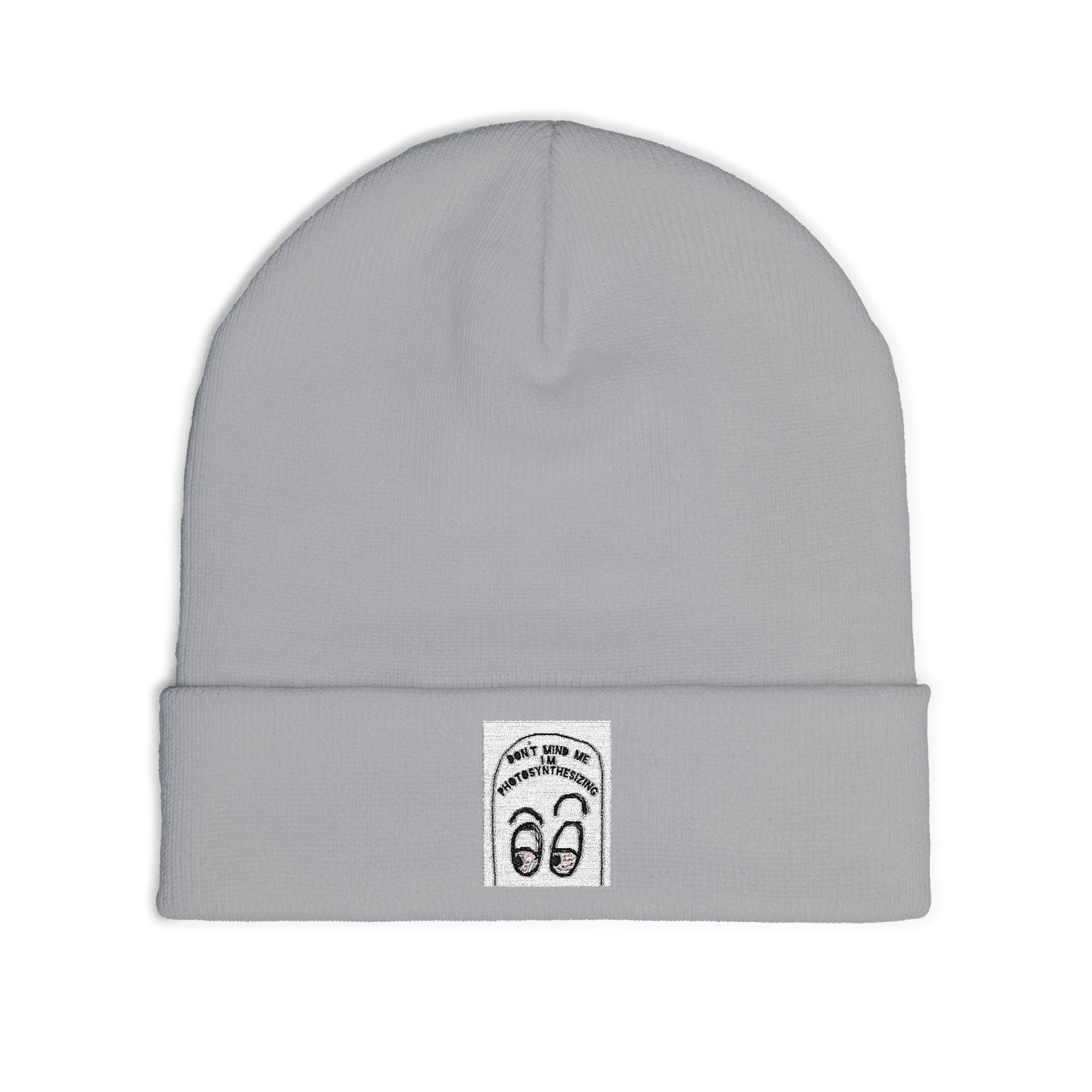 Photosynthesizing Embroidered Knit Beanie