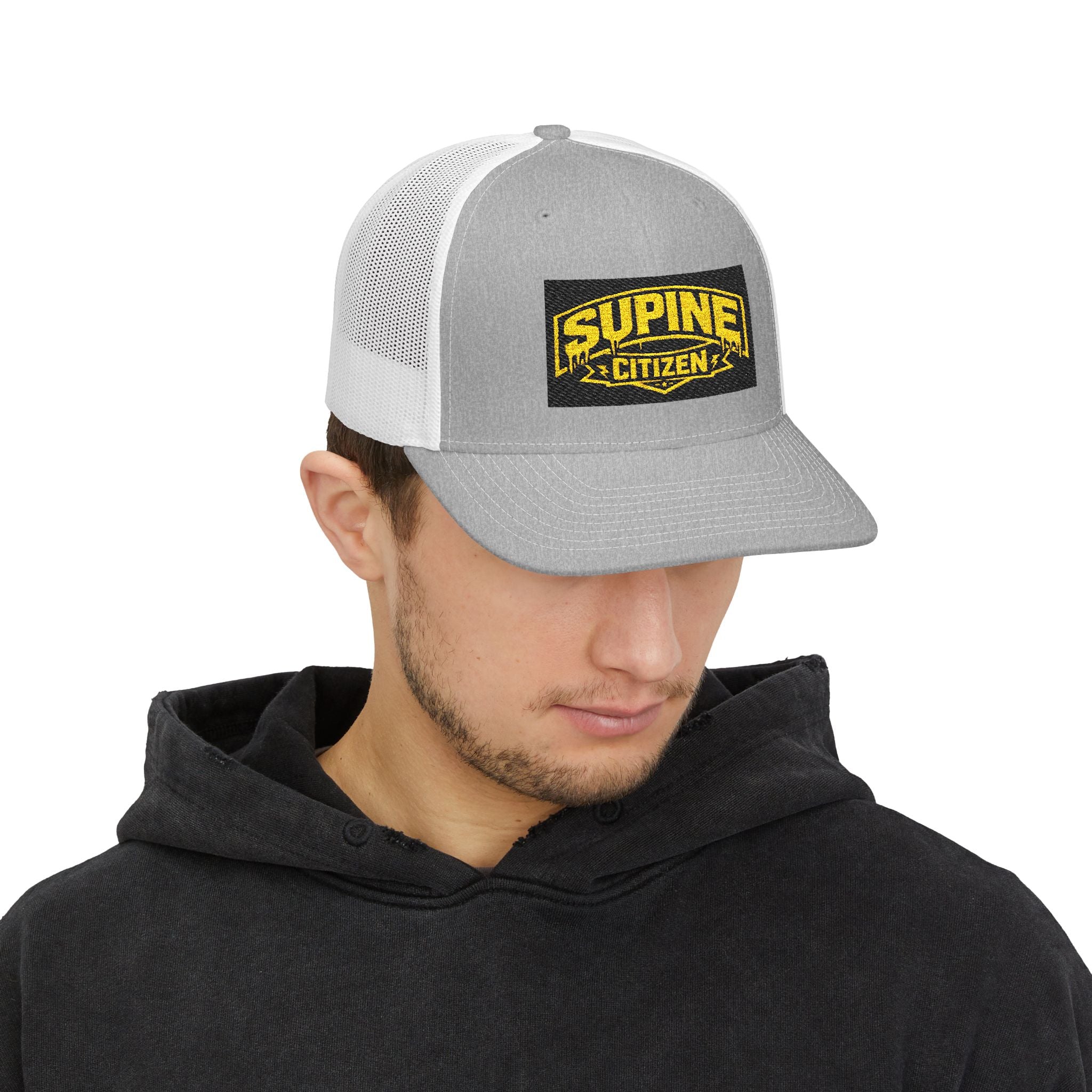 The Supine Trucker Embroidered Cap