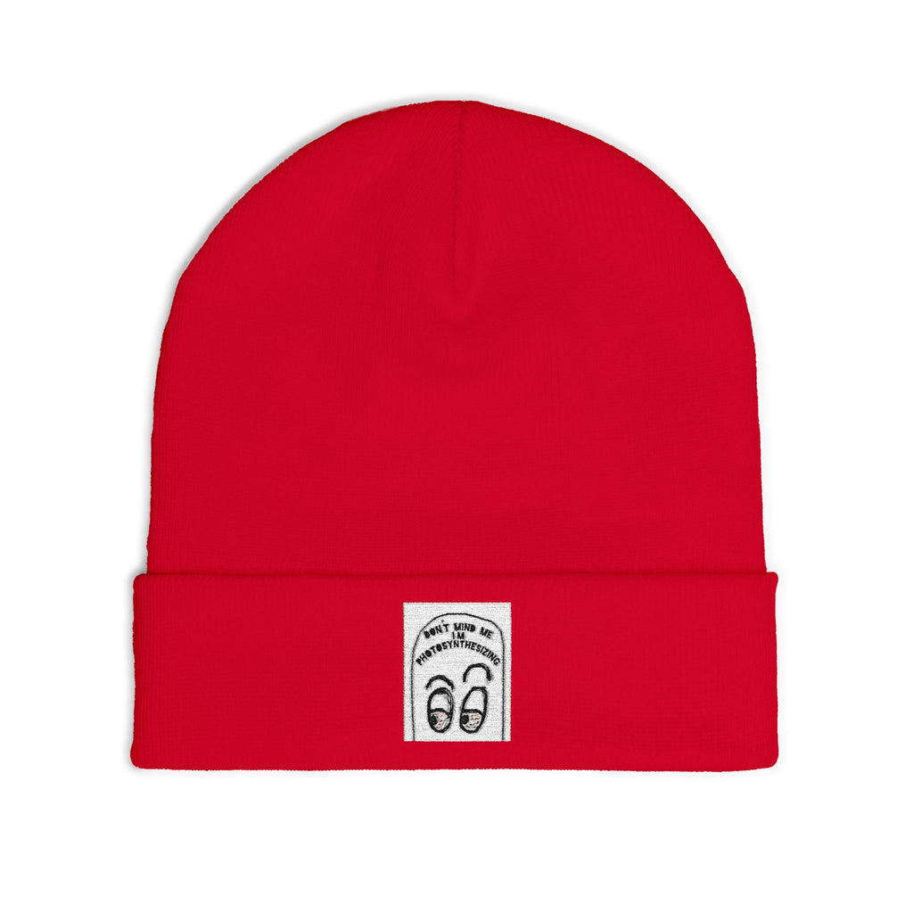 Photosynthesizing Embroidered Knit Beanie