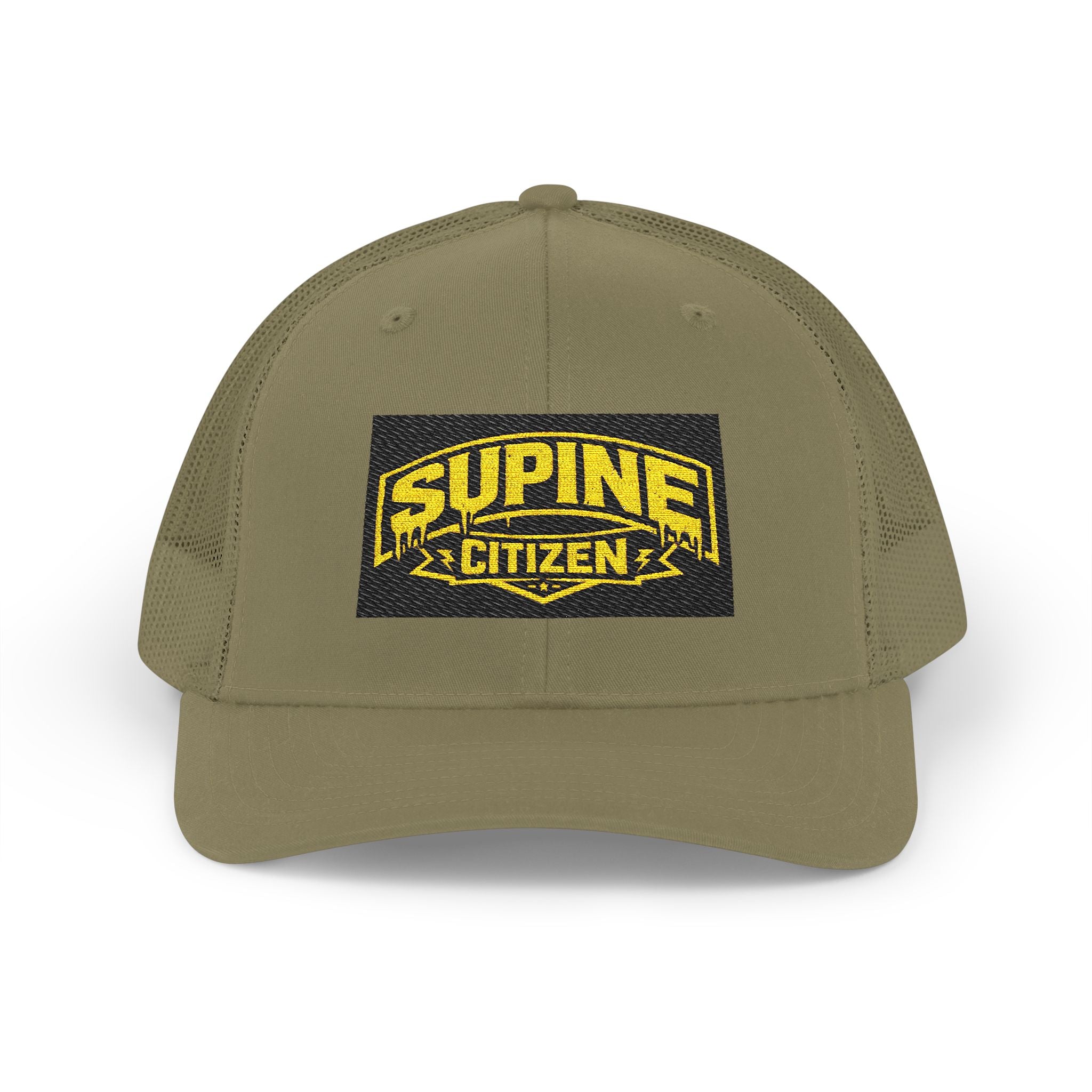 The Supine Trucker Embroidered Cap