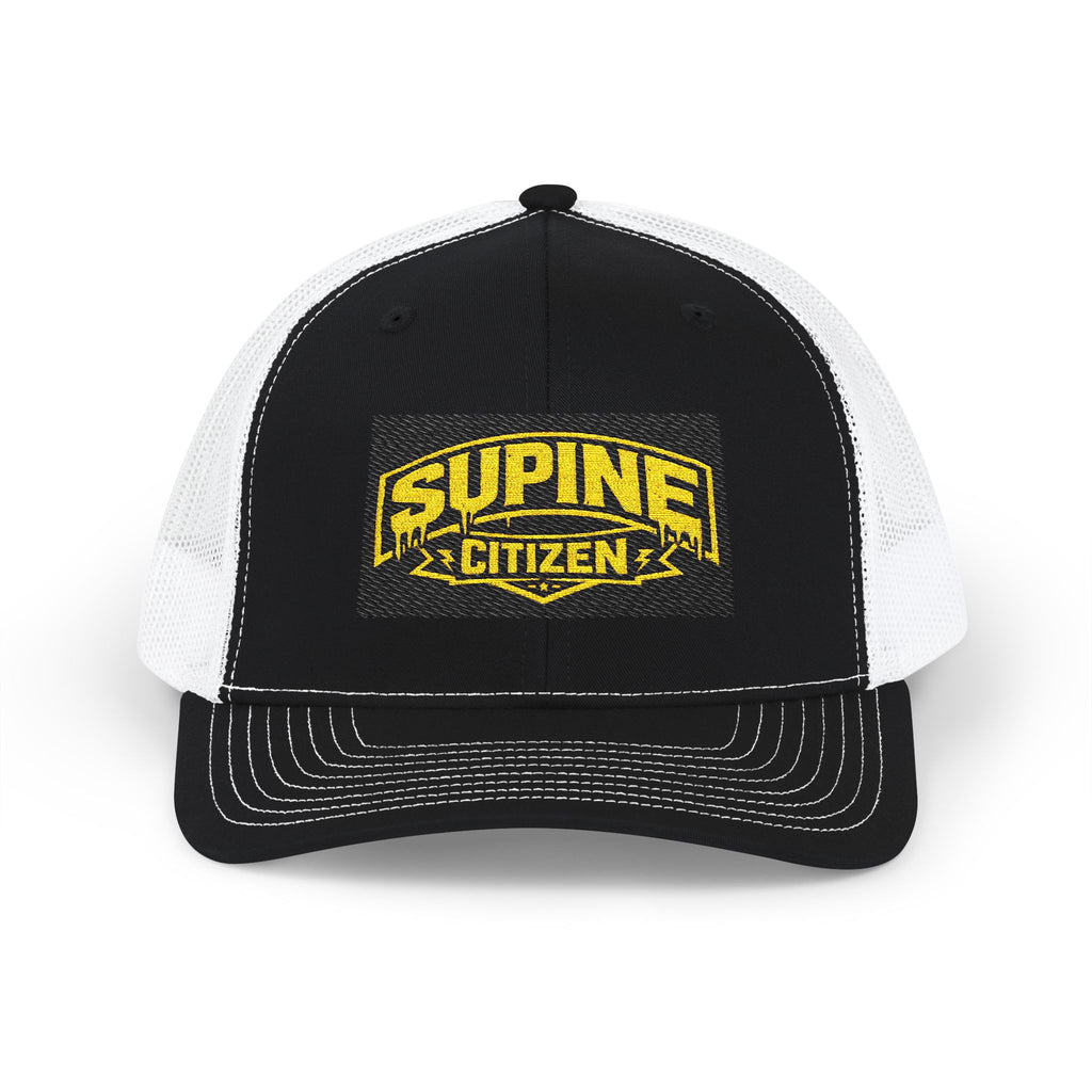 The Supine Trucker Embroidered Cap