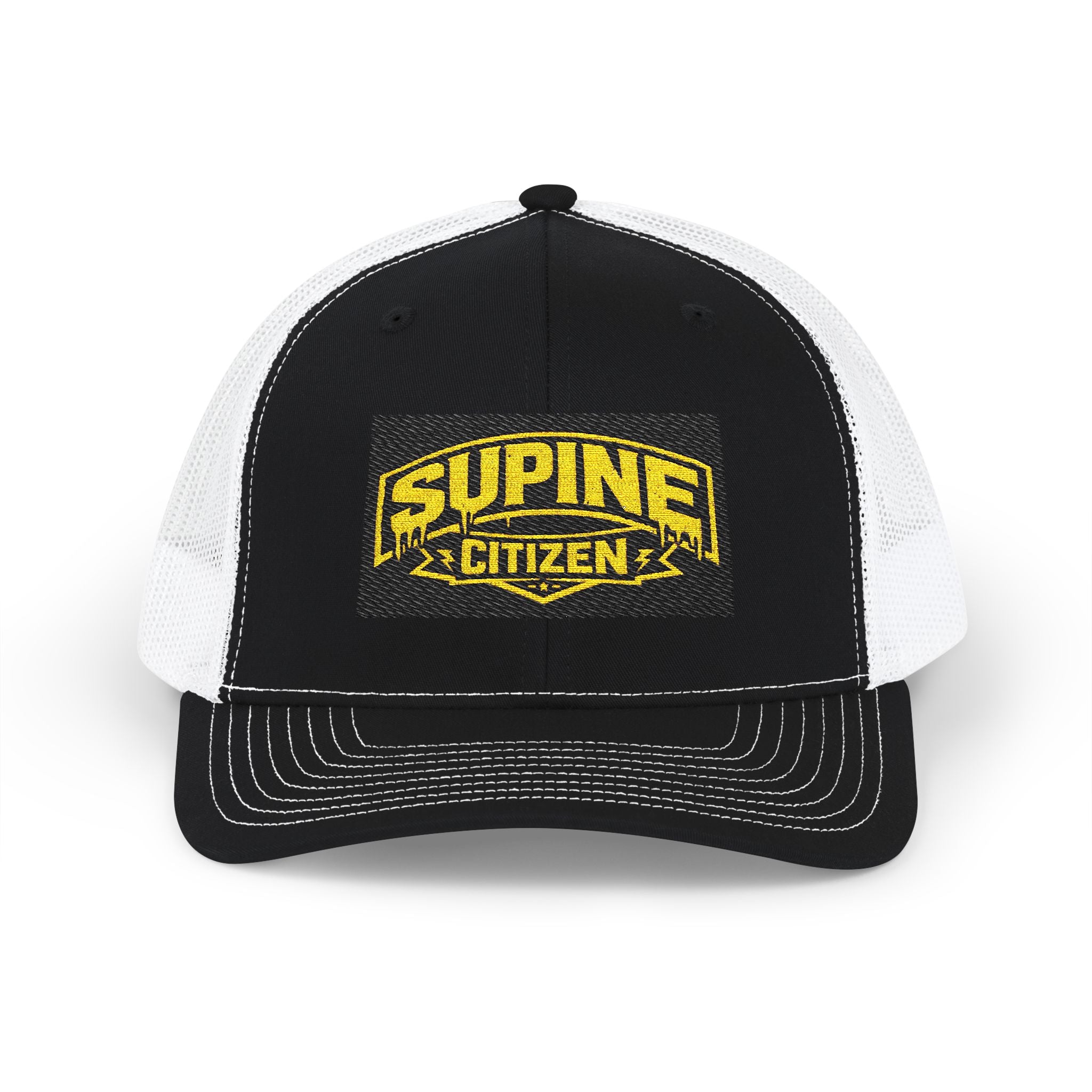 The Supine Trucker Embroidered Cap