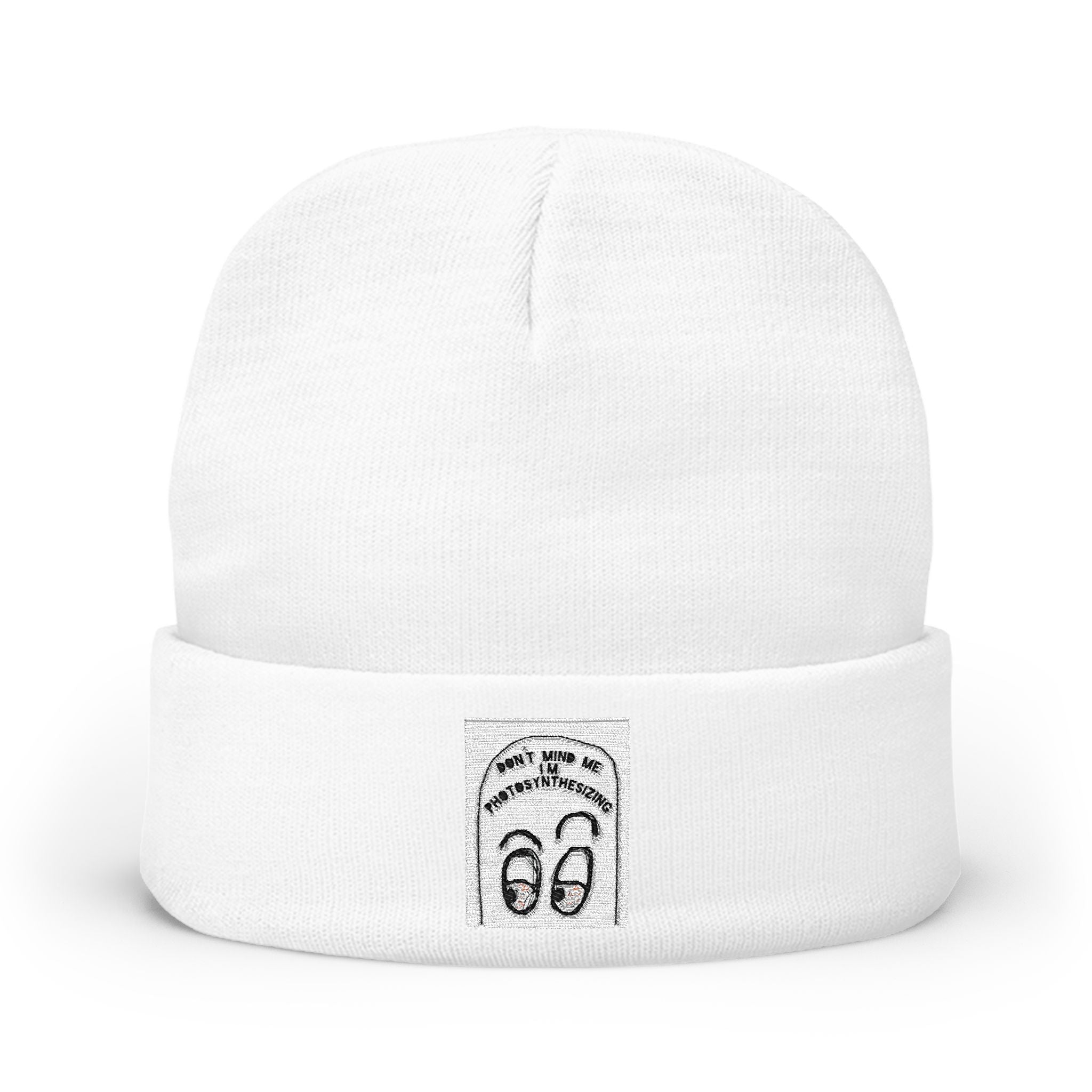 Photosynthesizing Embroidered Knit Beanie