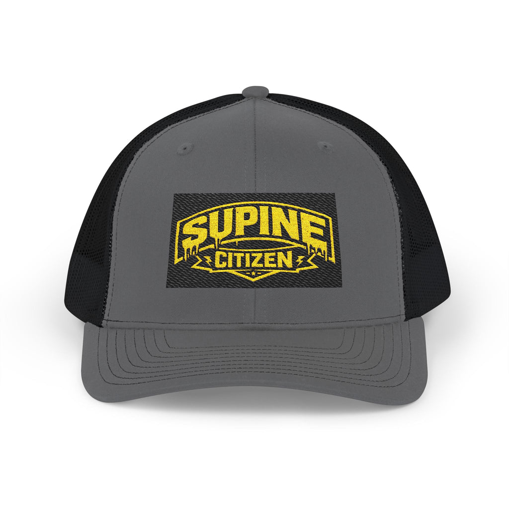 The Supine Trucker Embroidered Cap