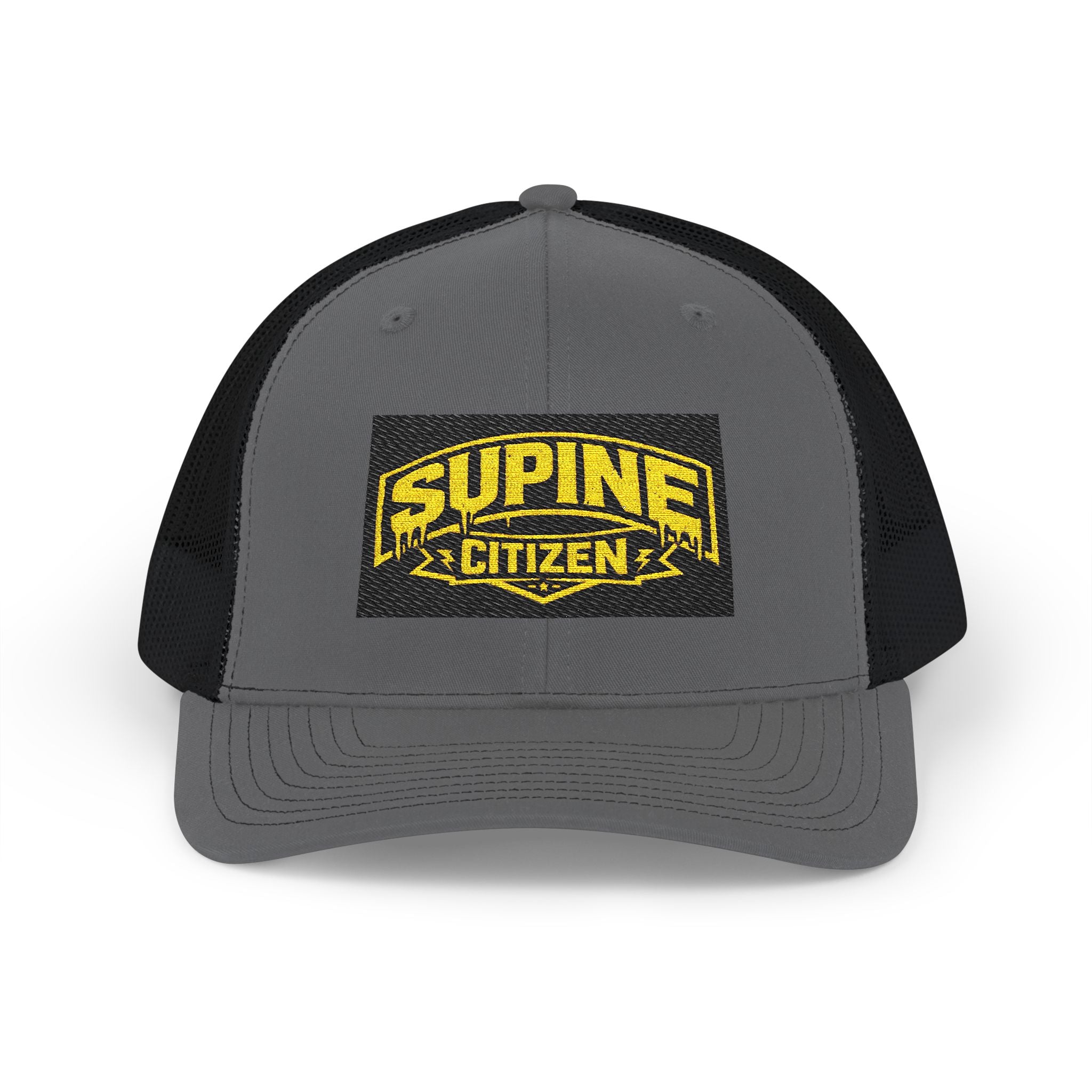 The Supine Trucker Embroidered Cap