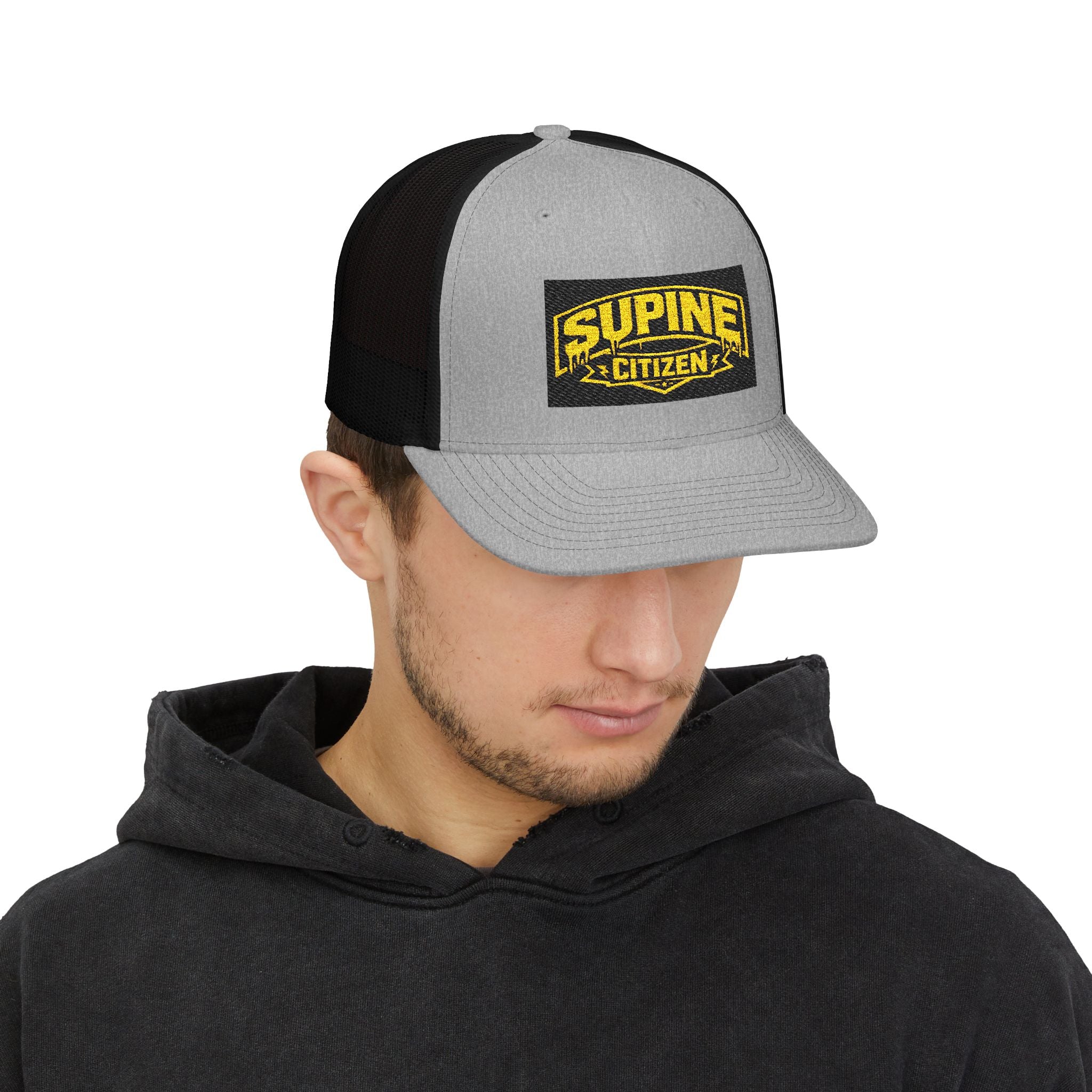 The Supine Trucker Embroidered Cap