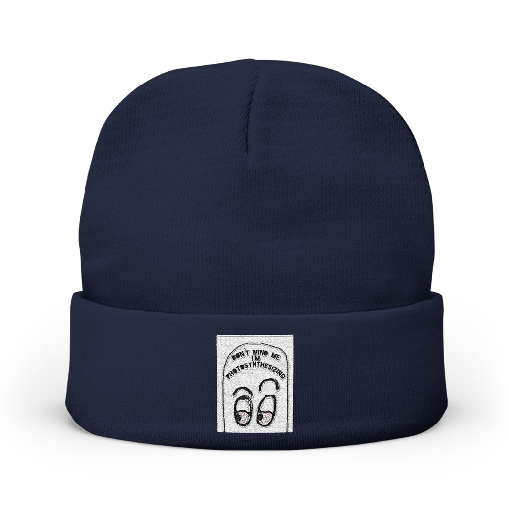 Photosynthesizing Embroidered Knit Beanie