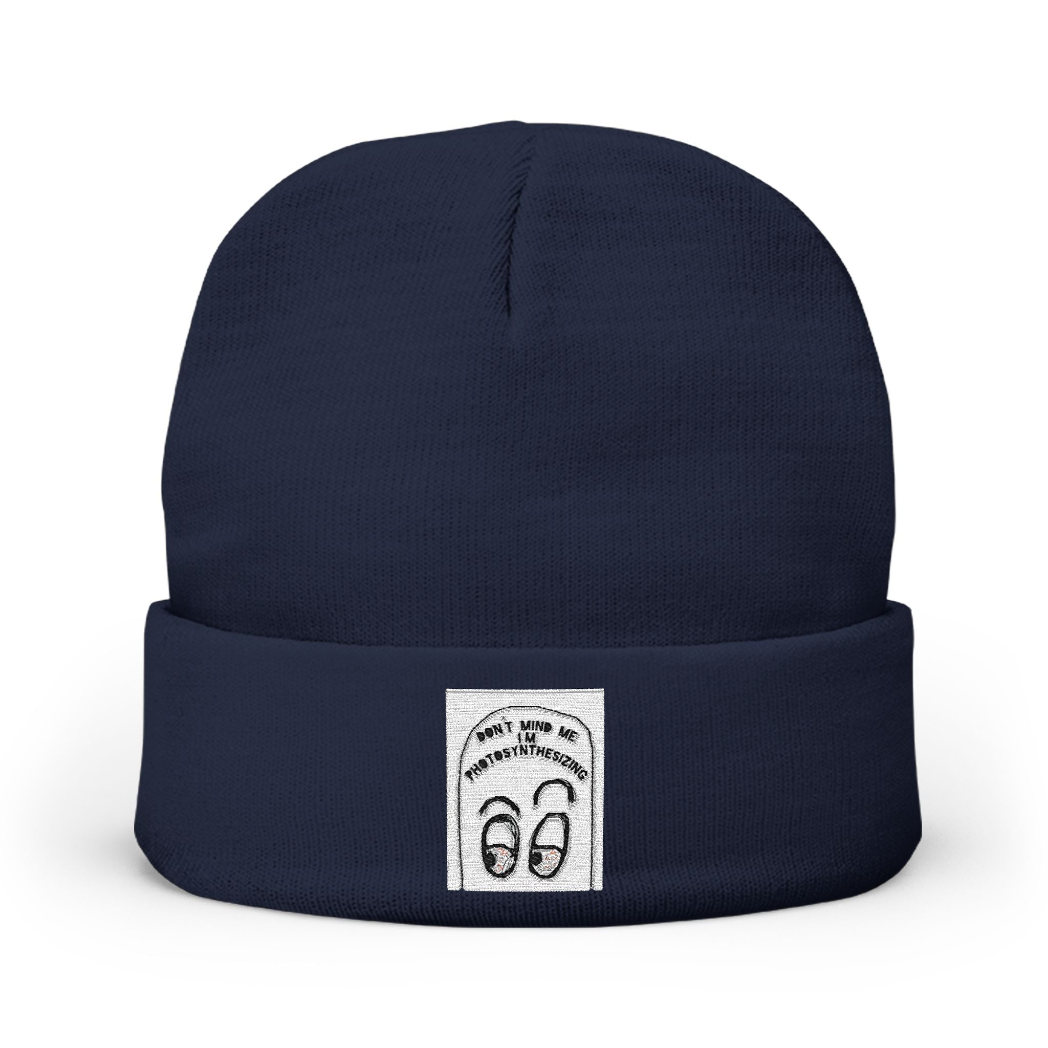 Photosynthesizing Embroidered Knit Beanie