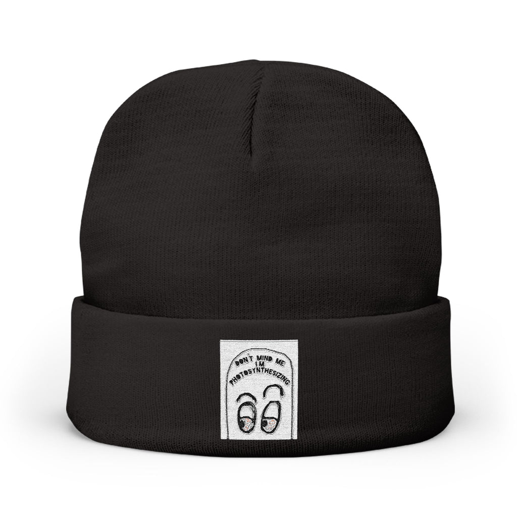 Photosynthesizing Embroidered Knit Beanie
