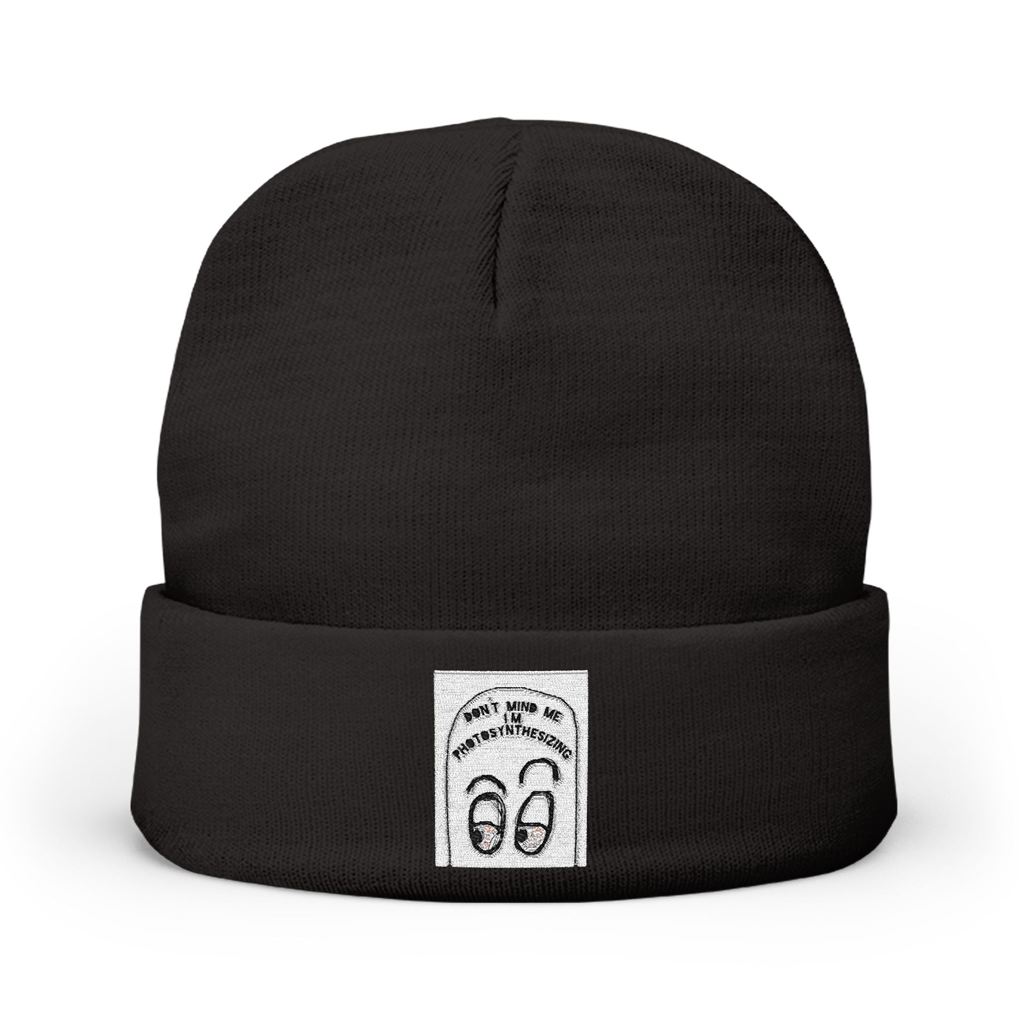 Photosynthesizing Embroidered Knit Beanie
