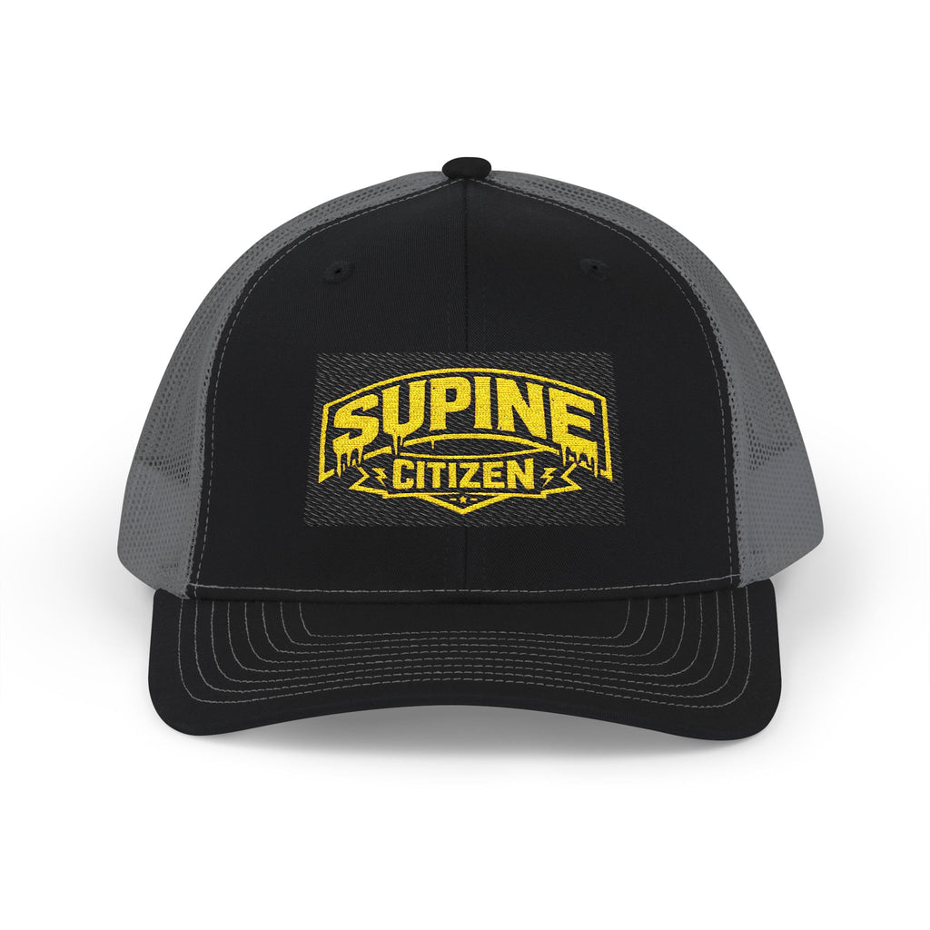 The Supine Trucker Embroidered Cap