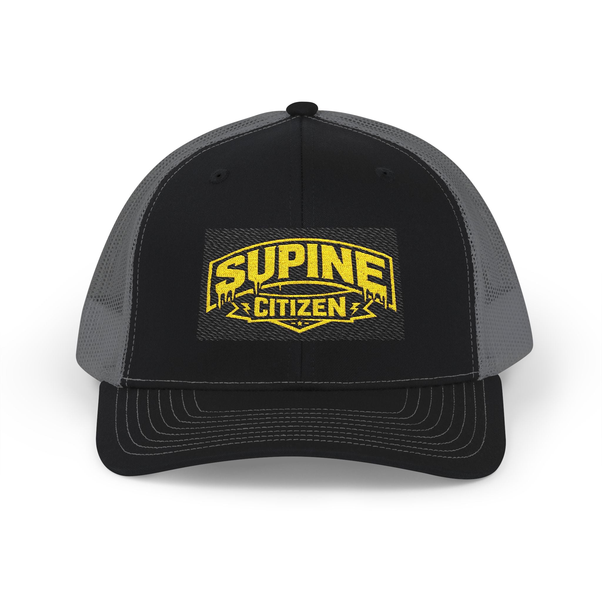 The Supine Trucker Embroidered Cap