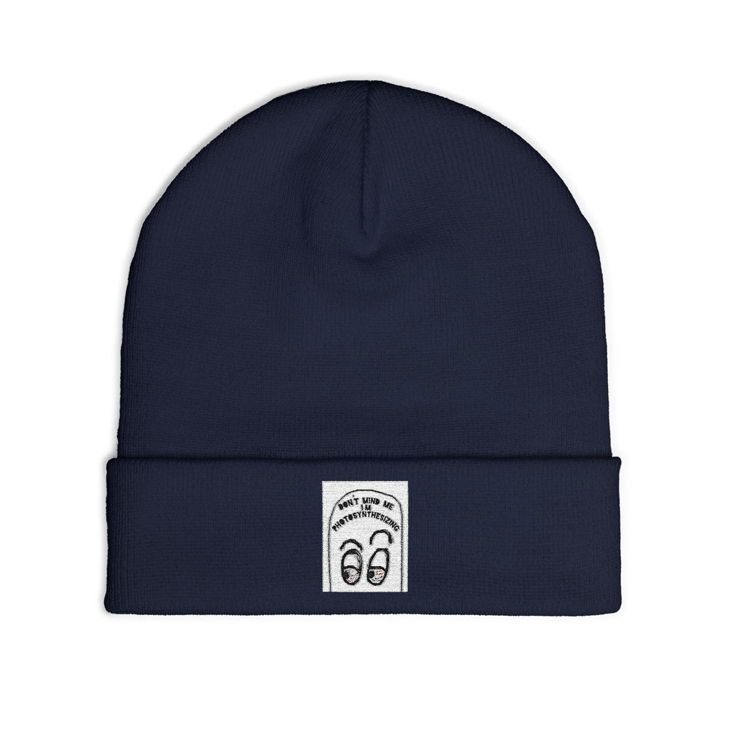 Photosynthesizing Embroidered Knit Beanie