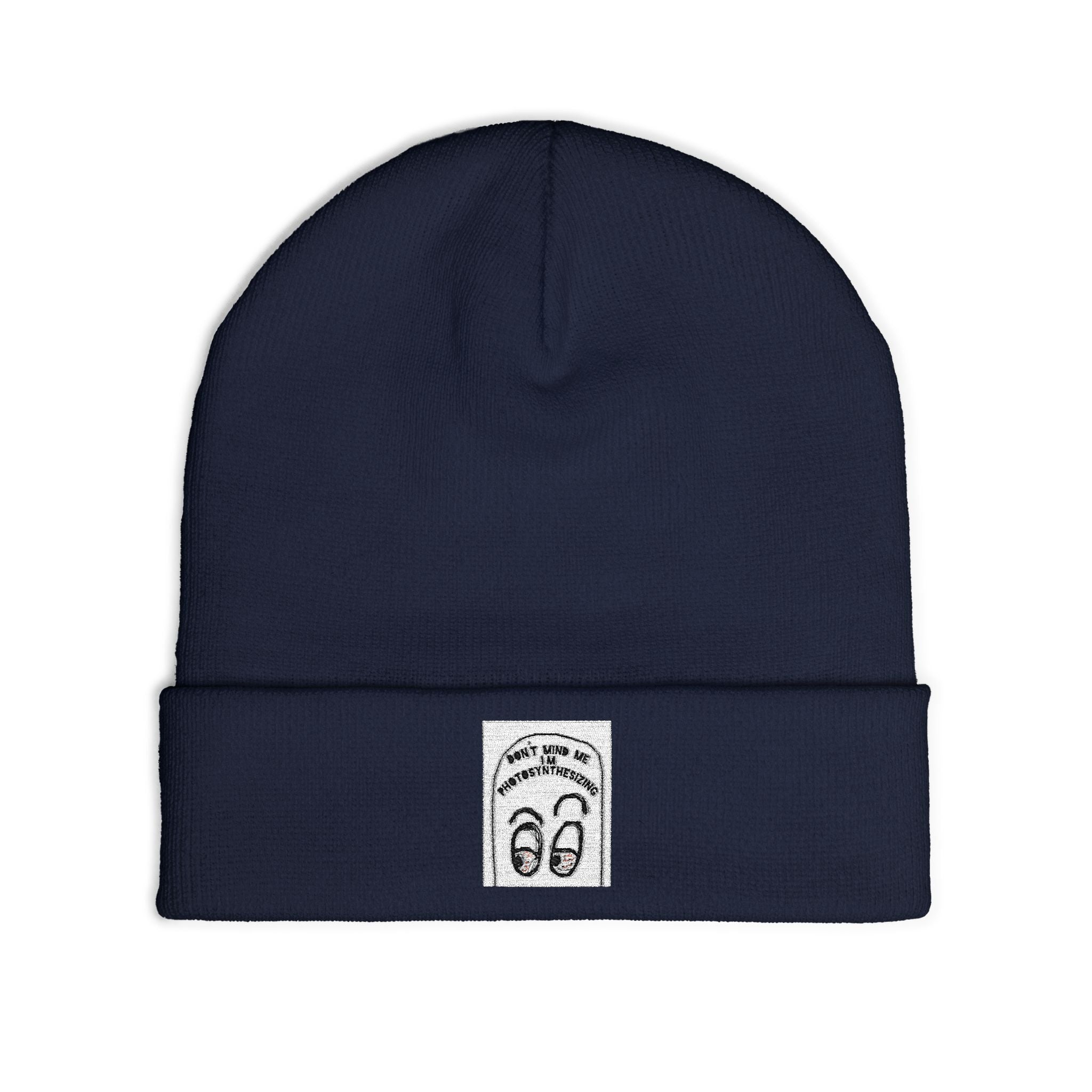 Photosynthesizing Embroidered Knit Beanie