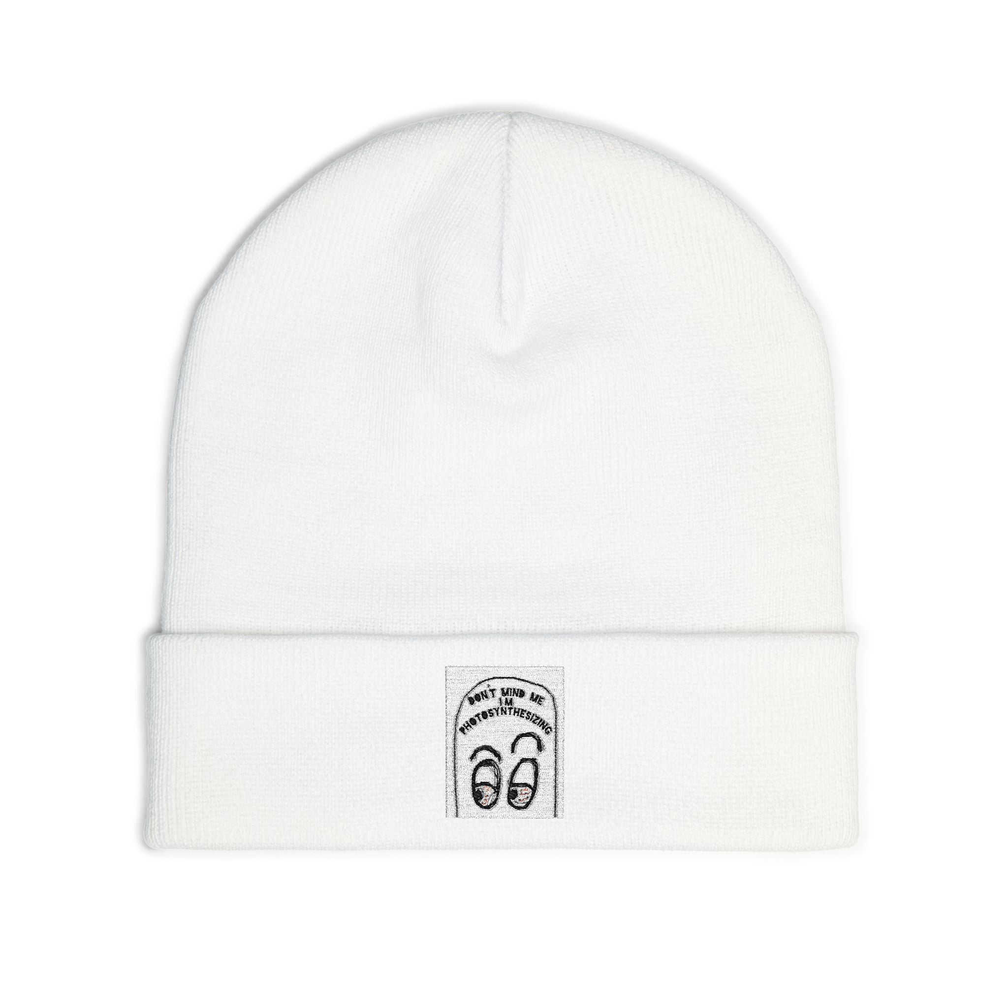 Photosynthesizing Embroidered Knit Beanie