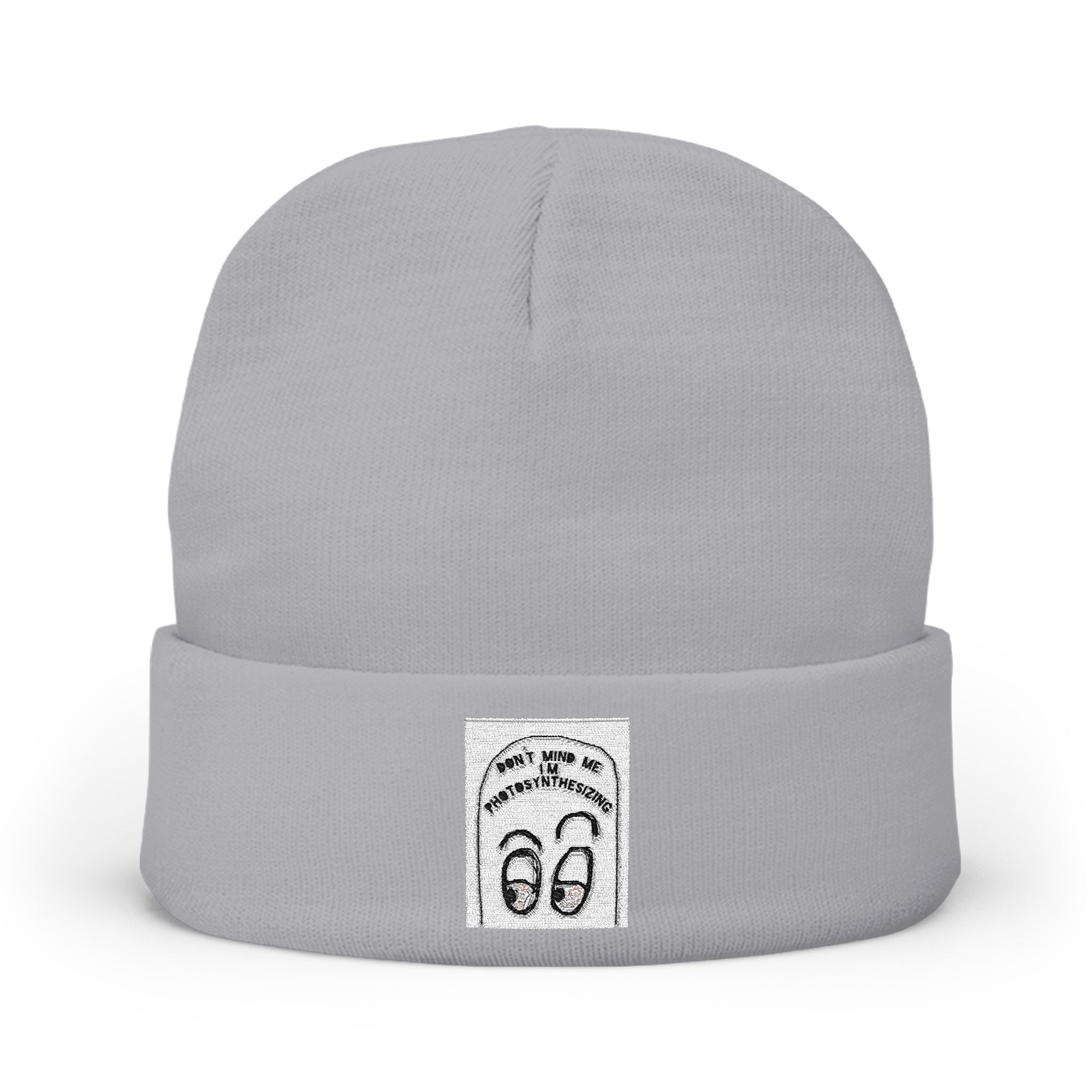 Photosynthesizing Embroidered Knit Beanie